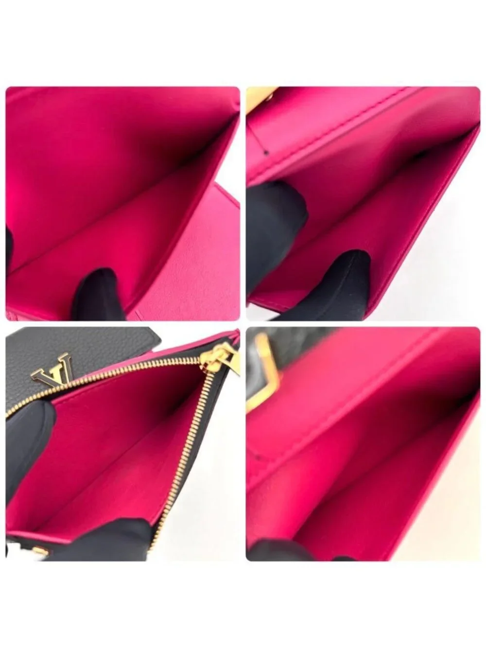 Louis Vuitton Portefeuille Capucines Compact Trifold Wallet